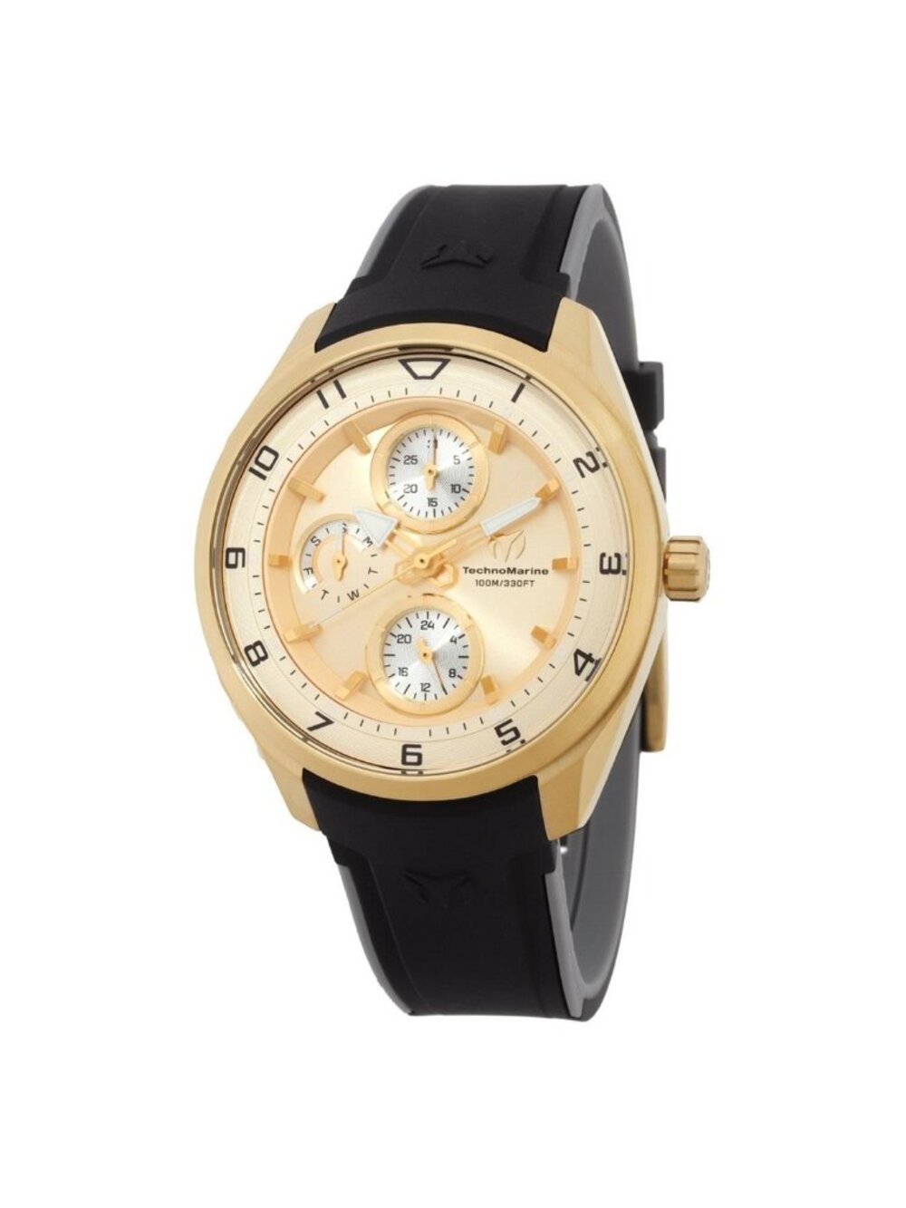 NWT Technomarine Ocean Quartz Gold Dial Ladies Watch